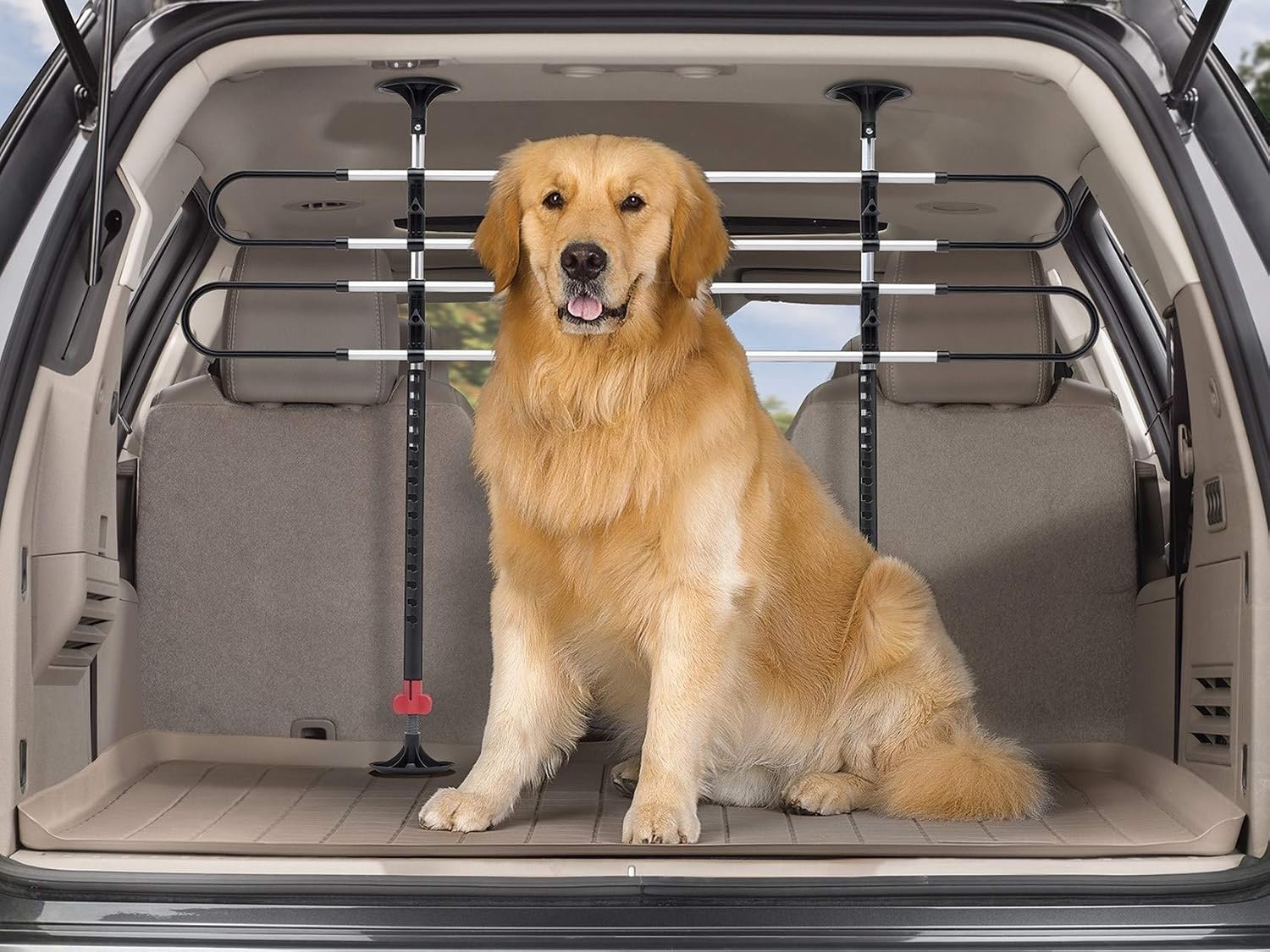 image:imageWeatherTech Pet Barrier Keeps Pets Secure in Vehicle Behind Your 2nd or 3rd Row Seats 8APB01