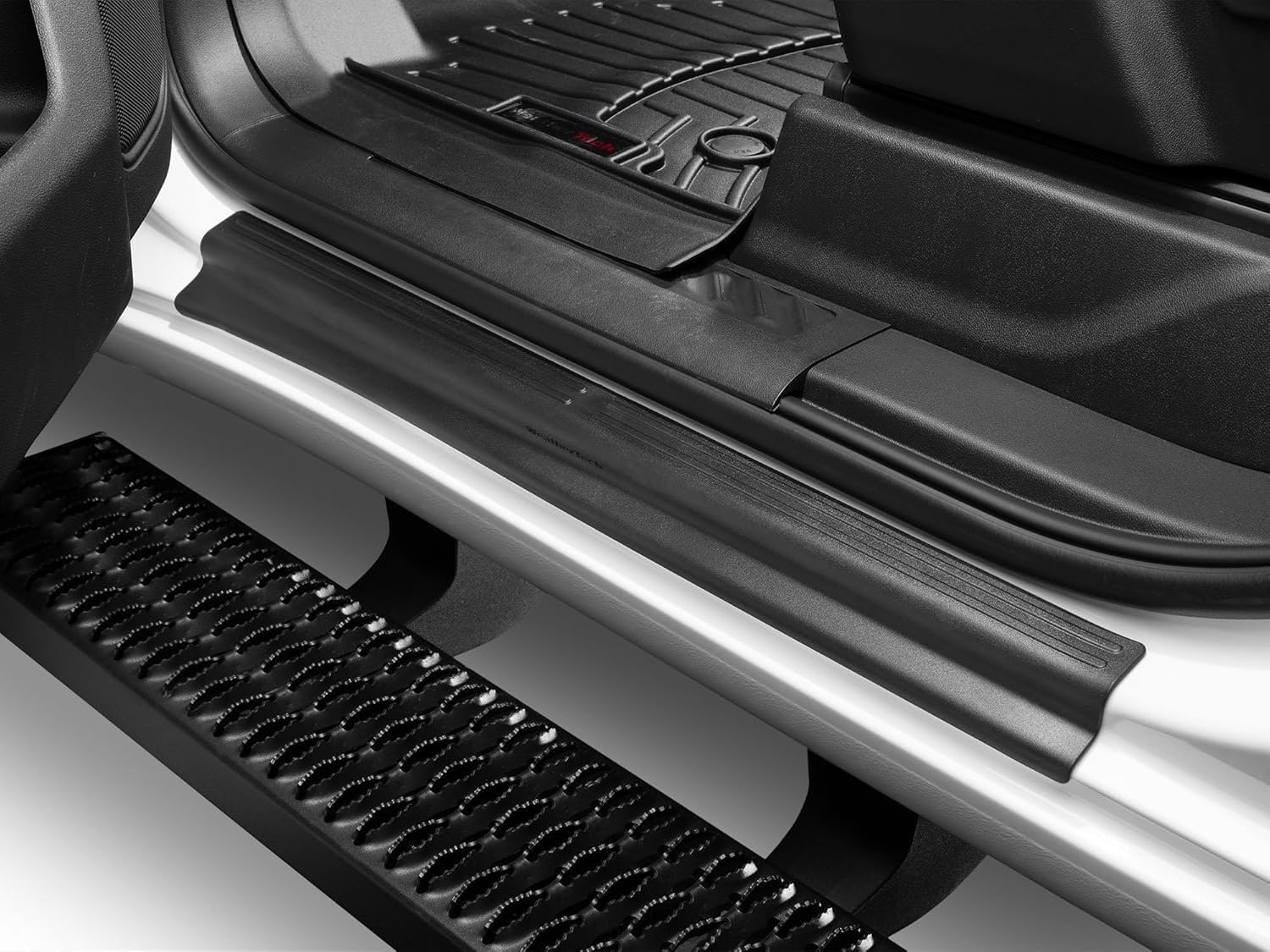 image:imageWeatherTech SillProtector Door Sill Protector for GMC Sierra 2500HD 3500HD Silverado 2500HD3500HD 2 Door Set ST044K1