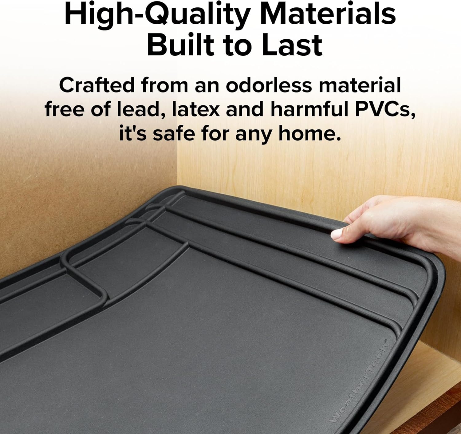 image:imageWeatherTech SinkMat Waterproof Under Sink Liner Mat for Kitchen Bathroom 34 x 22 Inches Durable Flexible Tray Home undersink Organizer Must Haves TanTan