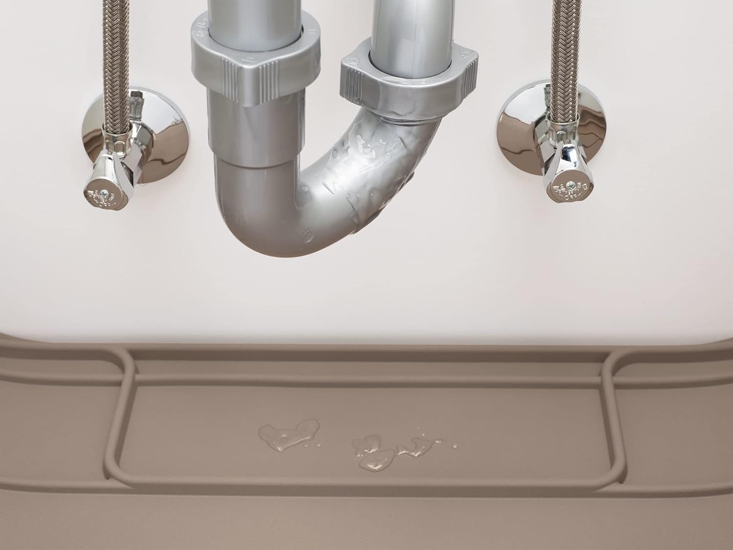 image:imageWeatherTech SinkMat Waterproof Under Sink Liner Mat for Kitchen Bathroom 34 x 22 Inches Durable Flexible Tray Home undersink Organizer Must Haves TanTan