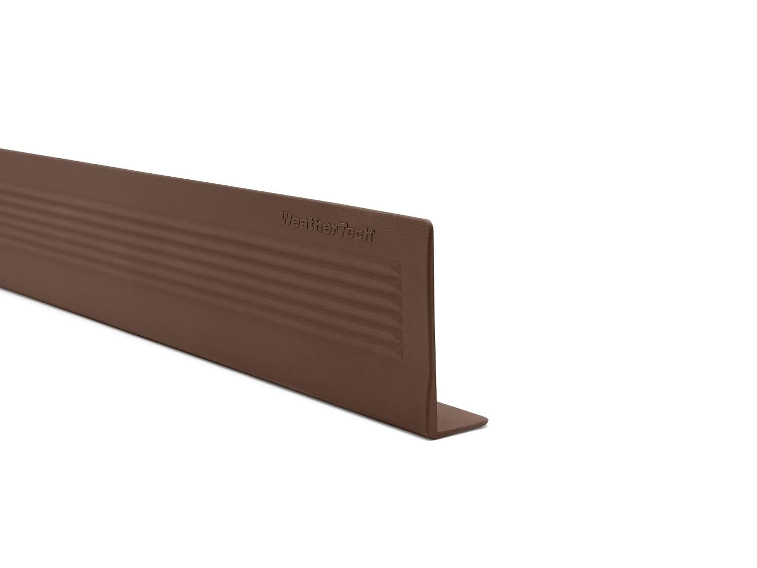 image:imageWeatherTech StairEdge NonSlip SelfAdhesive Staircase Step Edge Protector Brown 295 Inch 5 PackBrown