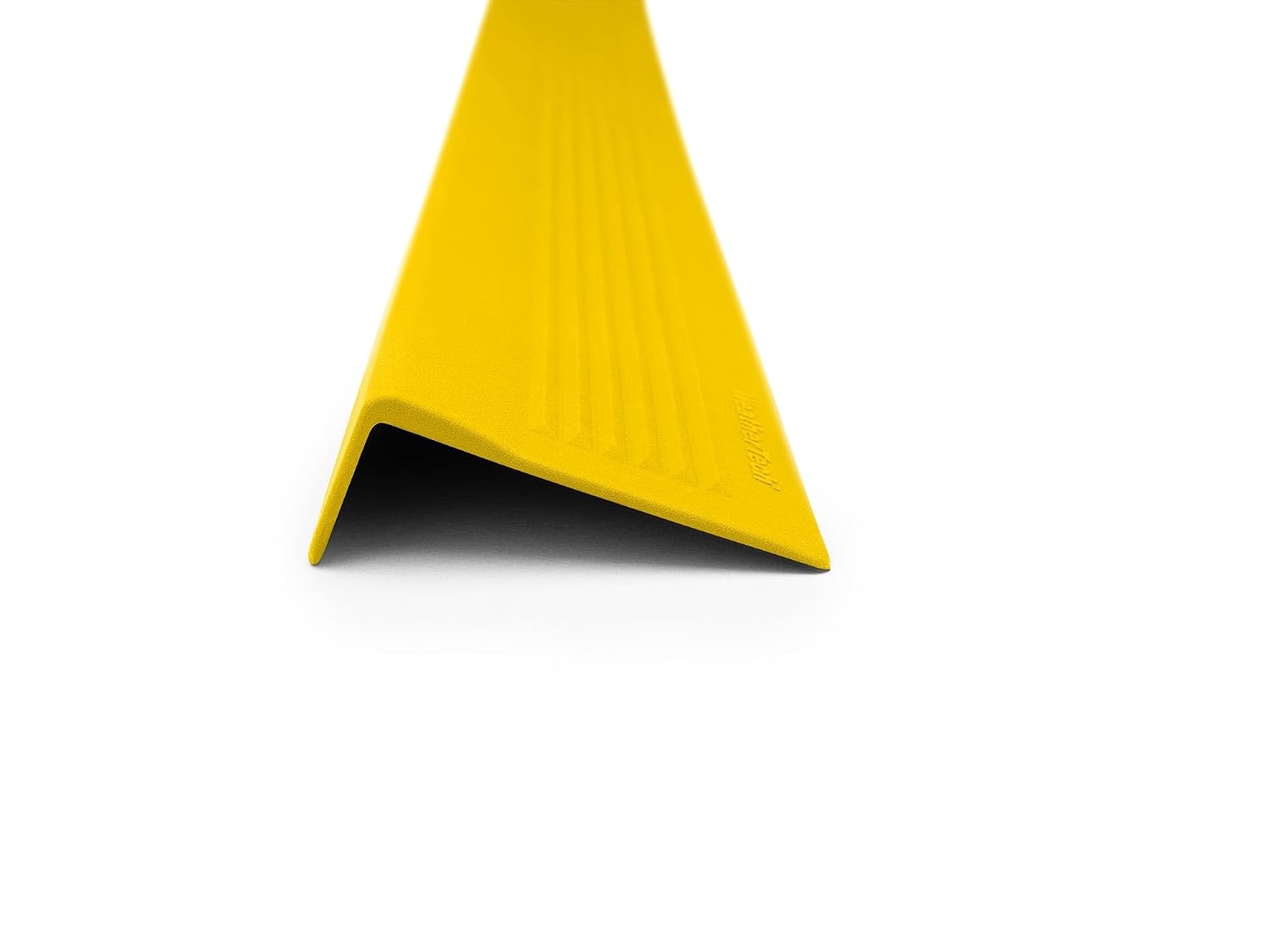 image:imageWeatherTech StairEdge NonSlip SelfAdhesive Staircase Step Edge Protector Brown 295 Inch 5 PackSafety Yellow