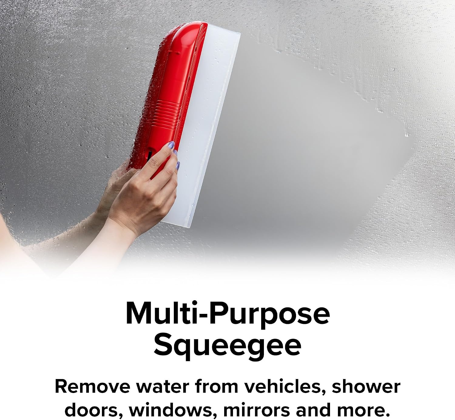 image:imageWeatherTech WaterWiper NonScratch Silicone 12 Squeegee for Safe Water Removal 12 Inch12 Inch w Hook