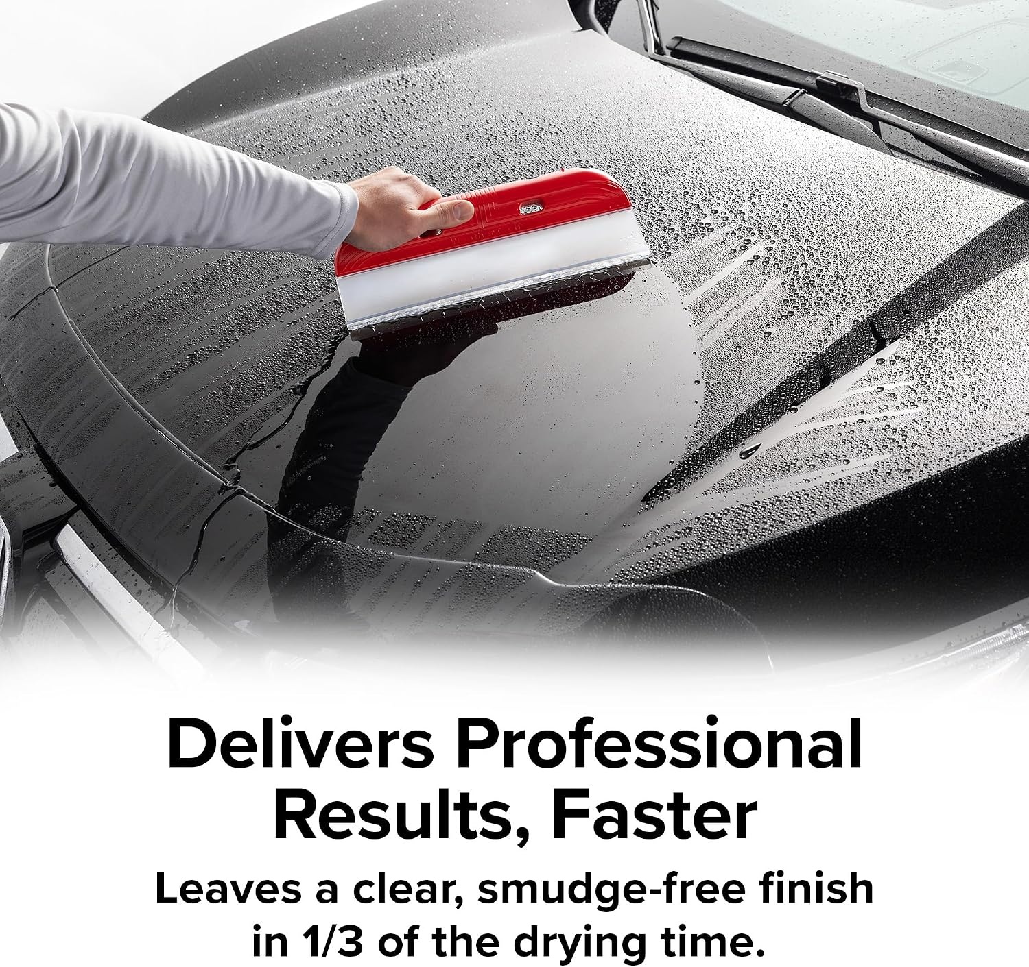 image:imageWeatherTech WaterWiper NonScratch Silicone 12 Squeegee for Safe Water Removal 12 Inch12 Inch w Hook