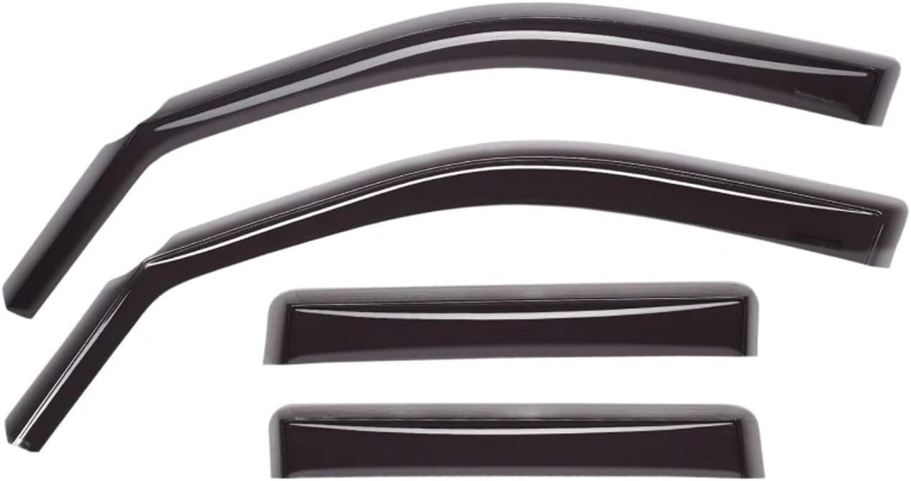 image:imageWeathertech Side Window Deflectors for Ford F150 F250 F350 F450 Crew Cab Front and Rear Set Dark Tint 82765