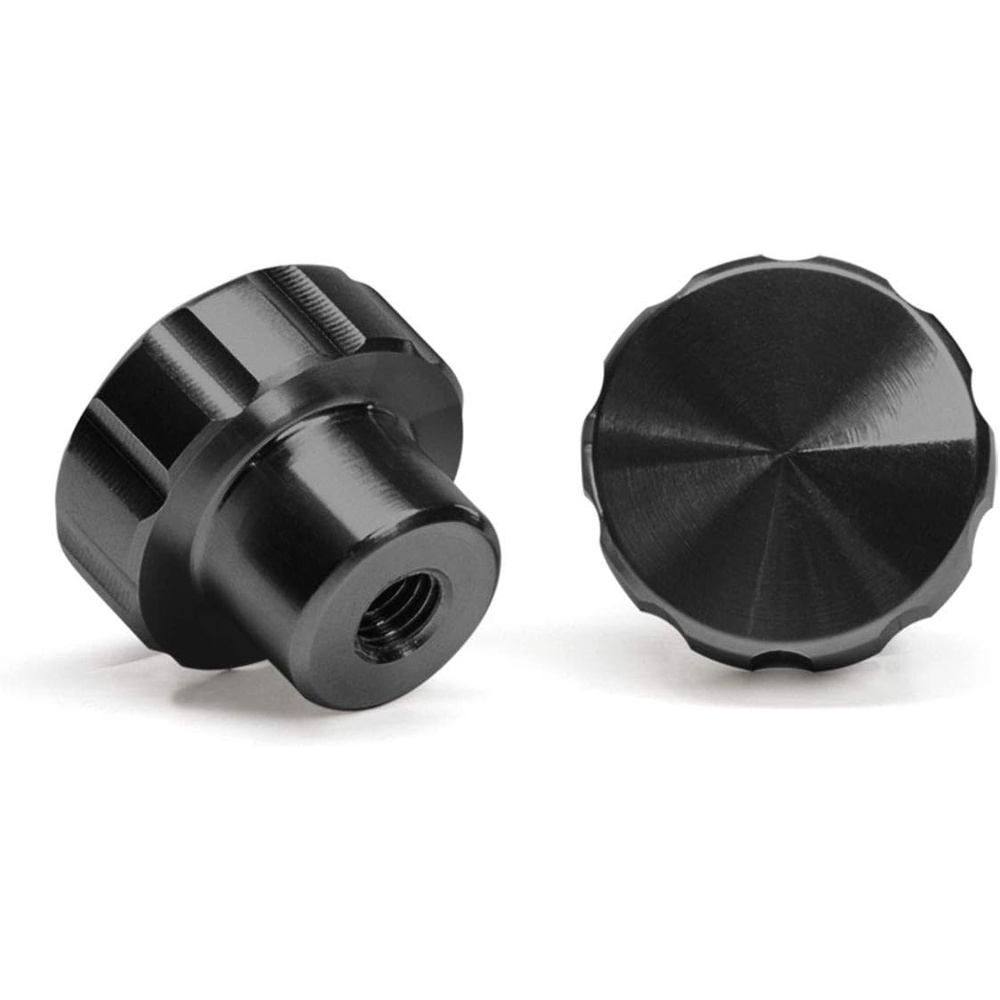image:imageWeatherTech 2Pack of Solid Billet Aluminum Knobs for CupFone RedBlack