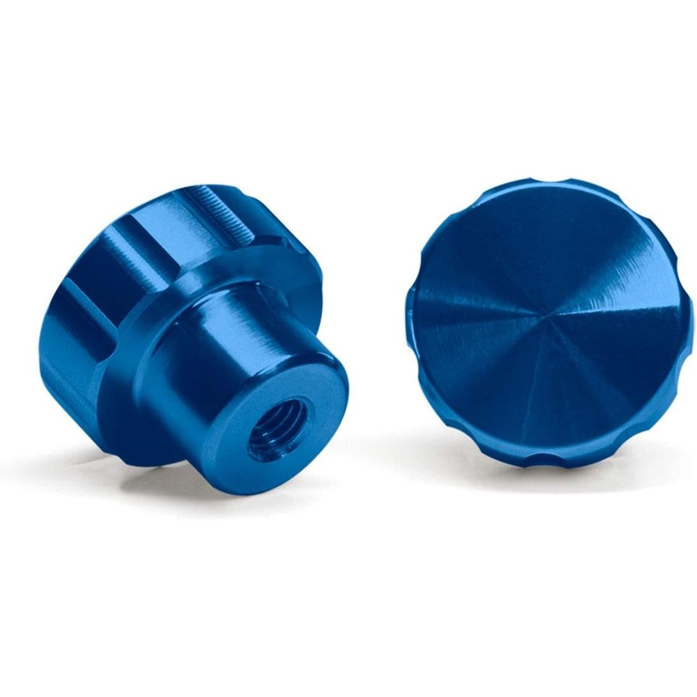 image:imageWeatherTech 2Pack of Solid Billet Aluminum Knobs for CupFone RedRoyal Blue