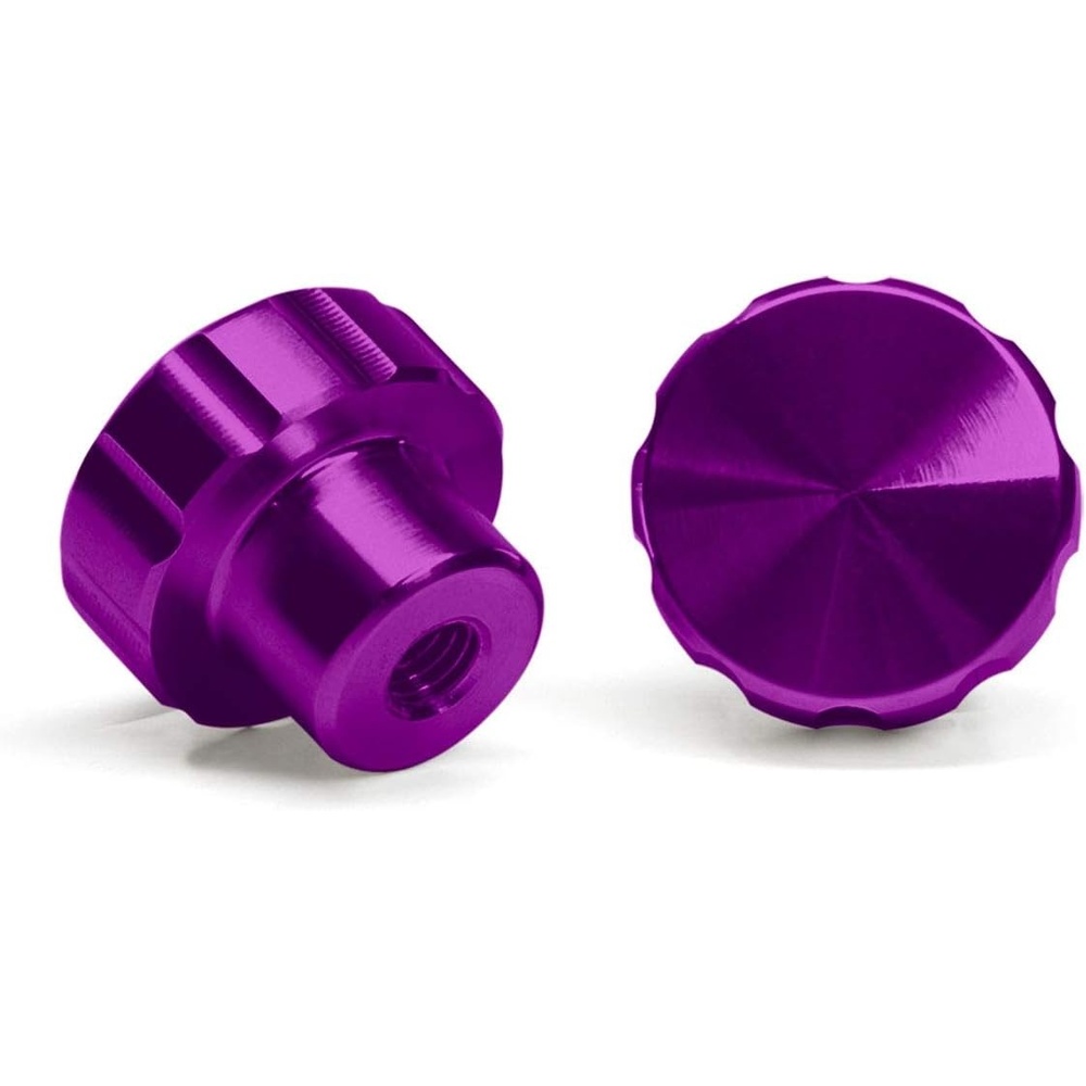 image:imageWeatherTech 2Pack of Solid Billet Aluminum Knobs for CupFone Violet