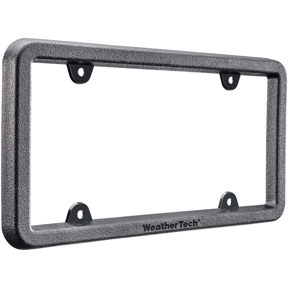image:imageWeatherTech Billet Motorcycle License Plate Frame Satin BlackClear Bright Silver