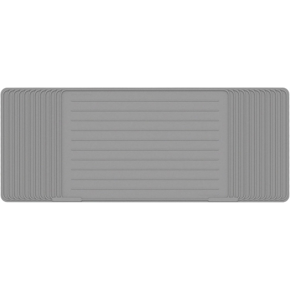 image:imageWeatherTech ClosetMat 55 by 22 Inches Mat Protection for Closet Floors Trimmable  BlackGrey