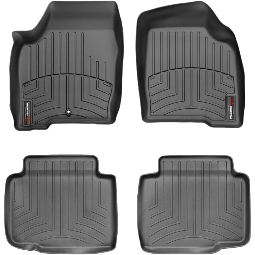 image:imageWeatherTech Custom Fit FloorLiners for Chevrolet Impala Impala Limited Fleet Grand Prix  1st amp 2nd Row 4612412 GreyBlack