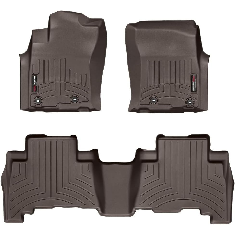 image:imageWeatherTech Custom Fit FloorLiners for Lexus GX 4Runner 1st amp 2nd Row 444931442862 BlackCocoa