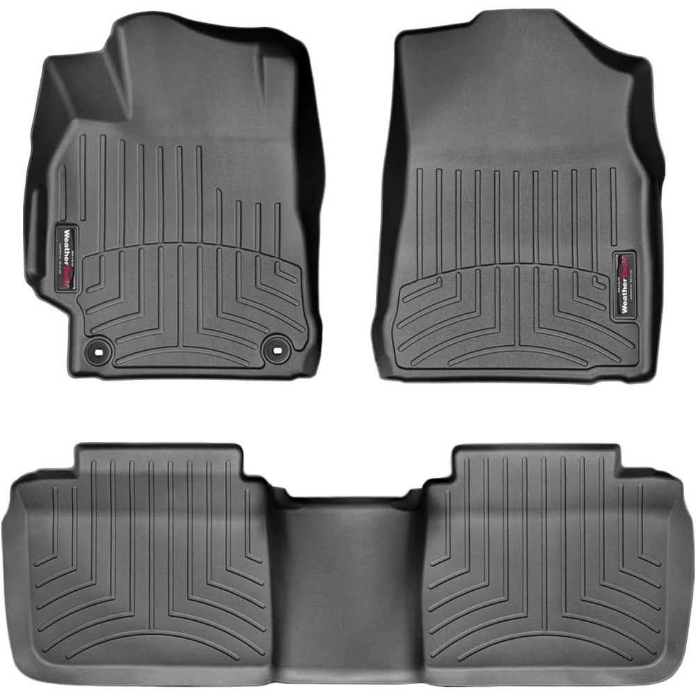 image:imageWeatherTech Custom Fit FloorLiners for Toyota Camry  1st amp 2nd Row 447881444002 BlackBlack