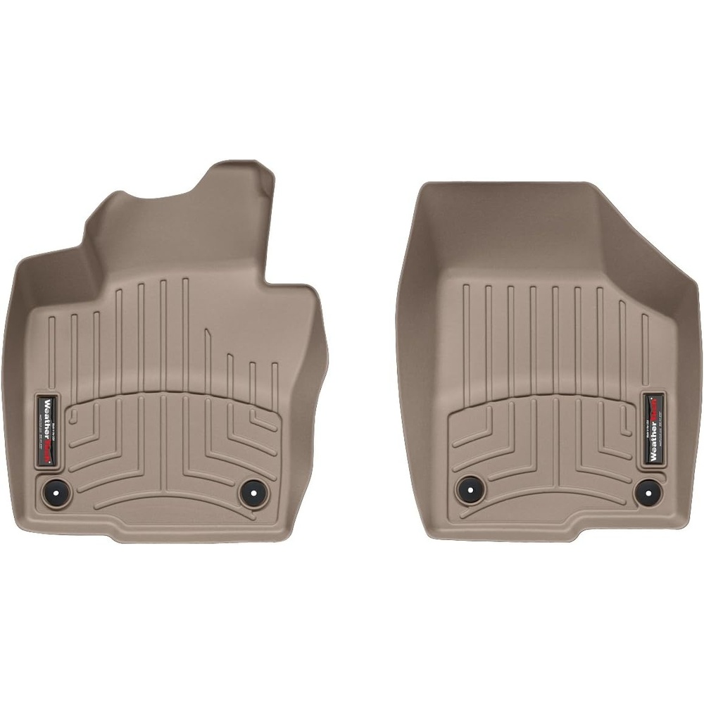 image:imageWeatherTech Custom Fit FloorLiners for VW Jetta Jetta GLI Beetle  1st Row 443381 BlackTan