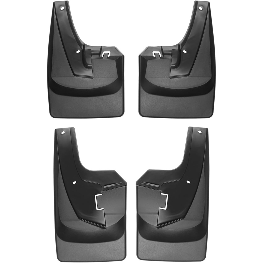 image:imageWeatherTech Custom No Drill Splash Guard MudFlaps for RAM Ram 25003500 Ram Truck 25003500 Front amp Rear Set 110108120108 Black