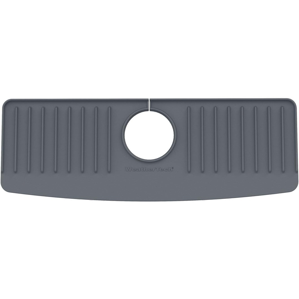 image:imageWeatherTech FaucetMat Protect Your Kitchen amp Bathroom Countertops Light GreyPebbleDark Gray