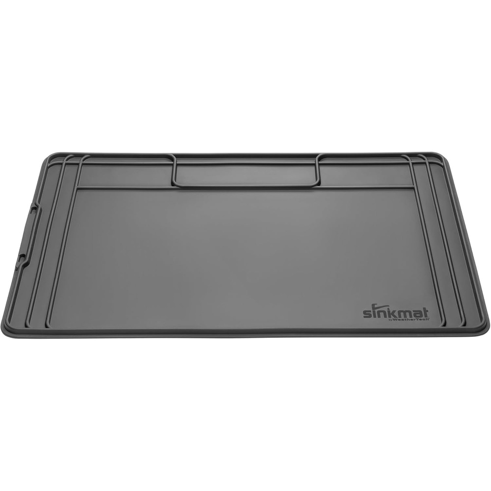 image:imageWeatherTech SinkMat Waterproof Under Sink Liner Mat for Kitchen Bathroom 34 x 22 Inches Durable Flexible Tray Home undersink Organizer Must Haves TanBlack