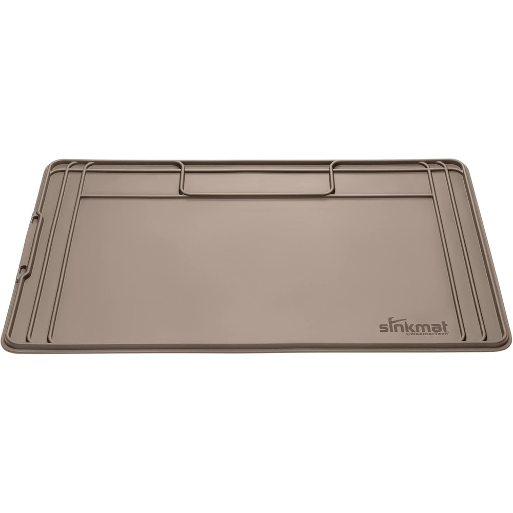 image:imageWeatherTech SinkMat  Waterproof Under Sink Liner Mat for Kitchen Bathroom  34 x 22 Inches  Durable Flexible Tray  Home undersink Organizer Must Haves TanTan