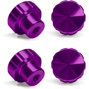 WeatherTech 4-Pack of Solid Billet Aluminum Knobs for CupFone – Violet