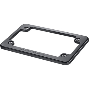 WeatherTech Billet Motorcycle License Plate Frame – Satin Black(Satin Black)