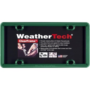 WeatherTech ClearFrame License Plate Frame, Baby Blue(Green)