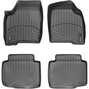 WeatherTech Custom Fit FloorLiners for Chevrolet Impala, Impala Limited (Fleet), Grand Prix – 1st & 2nd Row (46124-1-2), Grey(Black)