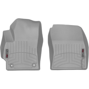 WeatherTech Custom Fit FloorLiners for Toyota Corolla Hybrid, Corolla, 1st Row (4415391), Black(Grey)
