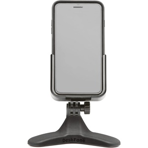 WeatherTech DeskFone – Universal Desktop Cell Phone Holder(Black Plastic Knobs)