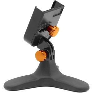 WeatherTech DeskFone – Universal Desktop Cell Phone Holder(Orange Metal Knobs)