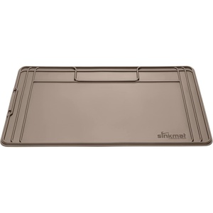 WeatherTech SinkMat – Waterproof Under Sink Liner Mat for Kitchen Bathroom – 34” x 22” Inches – Durable, Flexible Tray – Home undersink Organizer Must Haves, Tan(Tan)