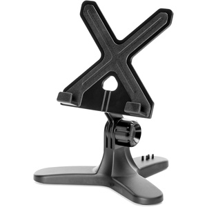 WeatherTech TabletHolder with Black Billet Knobs – Tablet Holder for Desktop, Tabletop or Kitchen Counter Top Non Slip Multi Surface Holder(Black)