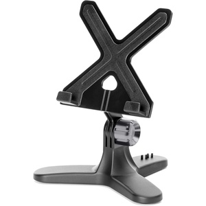 WeatherTech TabletHolder with Black Billet Knobs – Tablet Holder for Desktop, Tabletop or Kitchen Counter Top Non Slip Multi Surface Holder(Graphite)