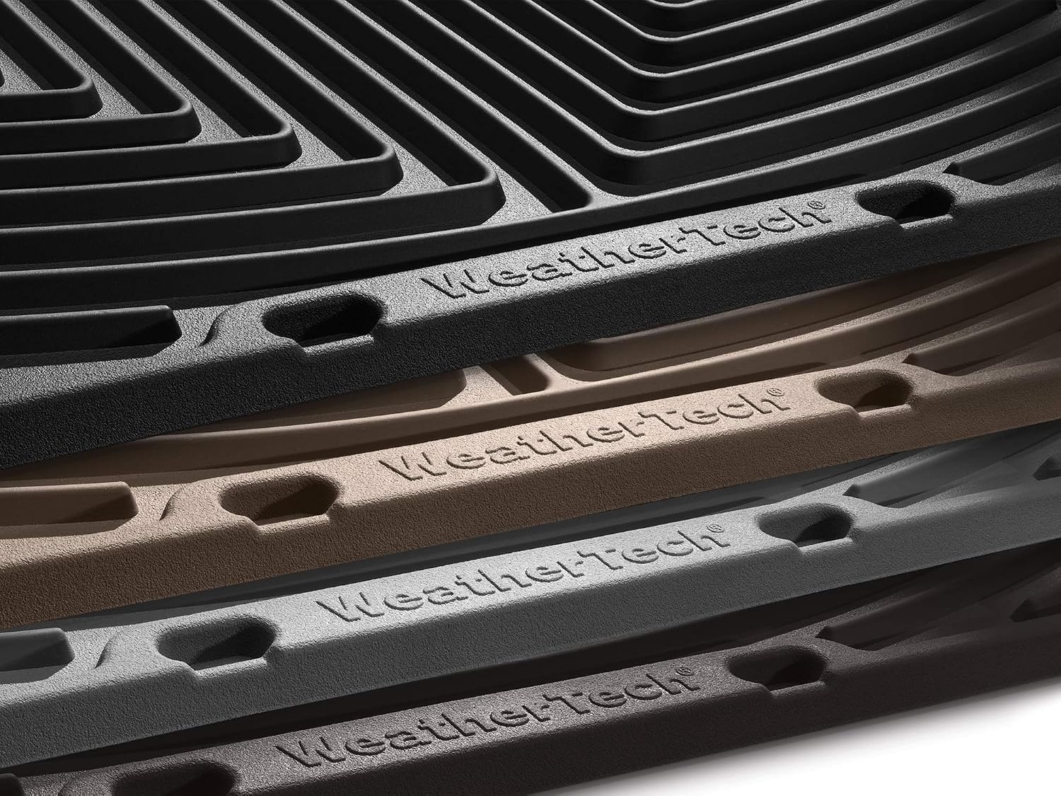 image:imageWeatherTech AllWeather Floor Mats for Toyota Sienna Full Set WTCG292244245 GreyBlack