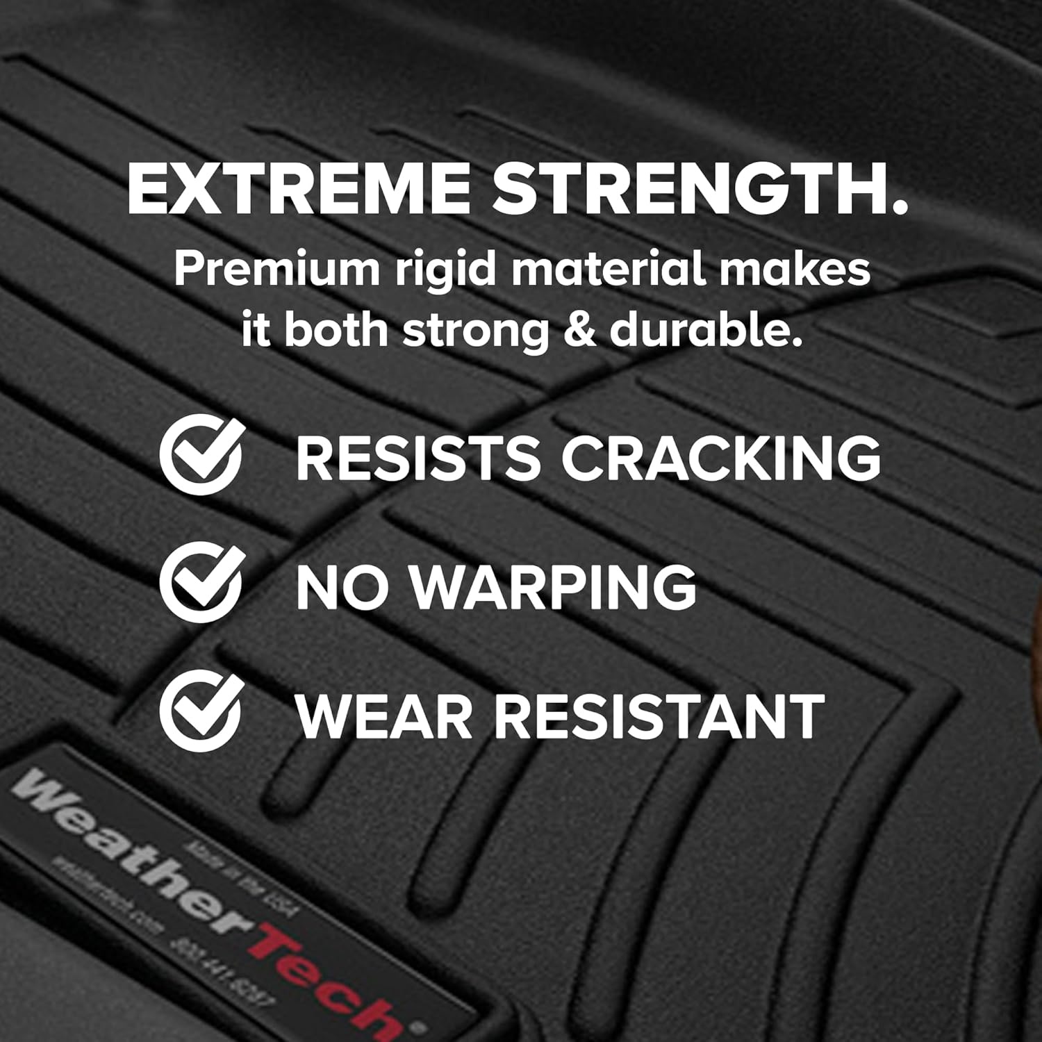 image:imageWeatherTech Custom Fit FloorLiners for Ford F150 F150 F1501st amp 2nd Row 4469714 BlackGrey