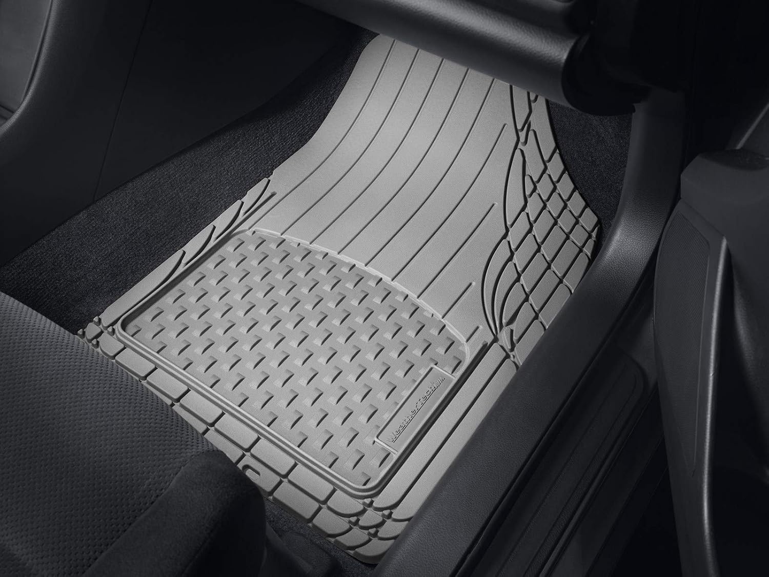 image:imageWeatherTech Semi Universal All Weather and Vehicle Trim to Fit Floor Mats 4Piece Set BlackBlack