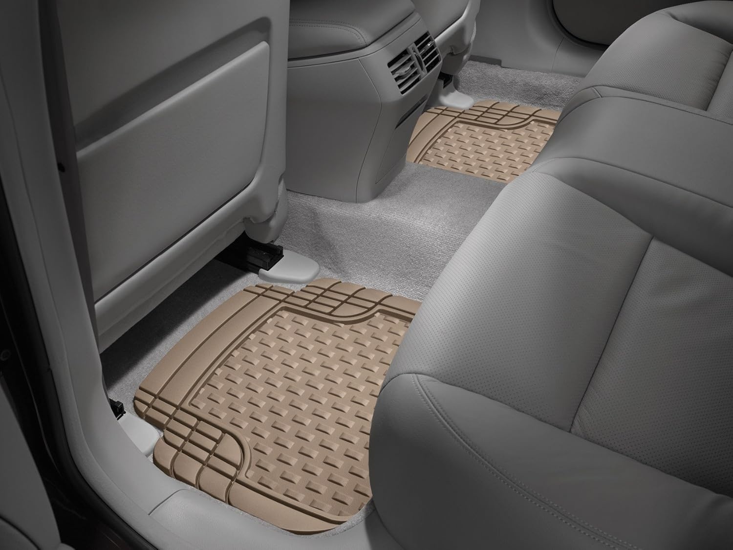image:imageWeatherTech Semi Universal All Weather and Vehicle Trim to Fit Floor Mats 4Piece Set BlackBlack