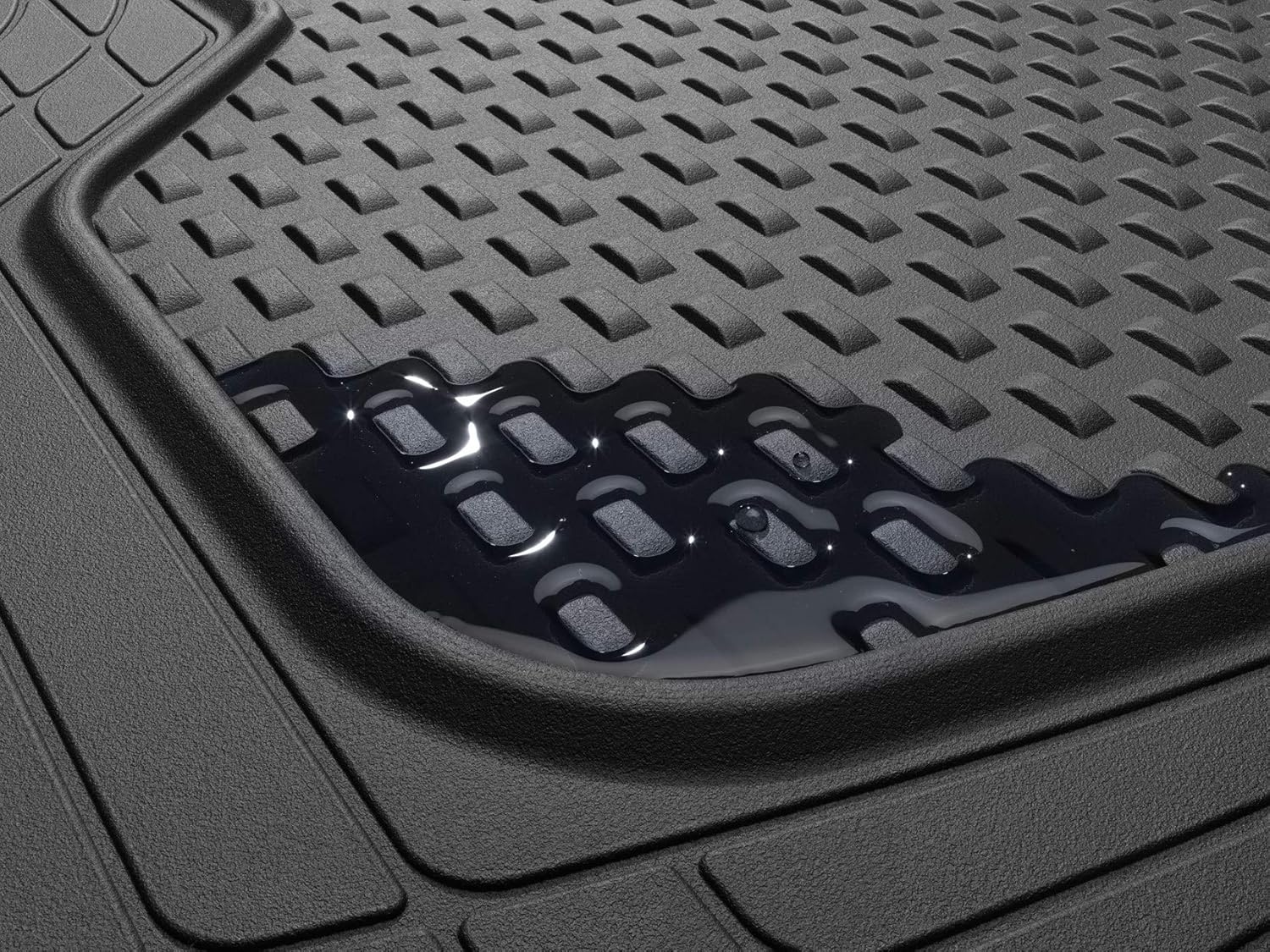 image:imageWeatherTech Universal Trim to Fit All Weather Cargo Mat for SUV Floor and Car Trunk Liner BlackBlack