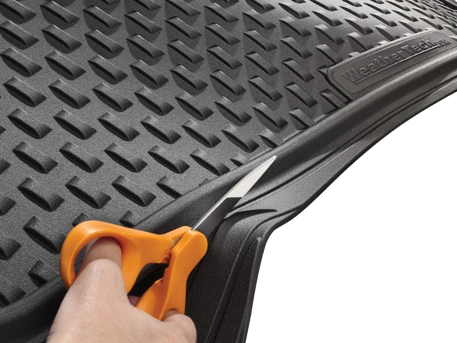 image:imageWeatherTech Universal Trim to Fit All Weather Cargo Mat for SUV Floor and Car Trunk Liner BlackBlack