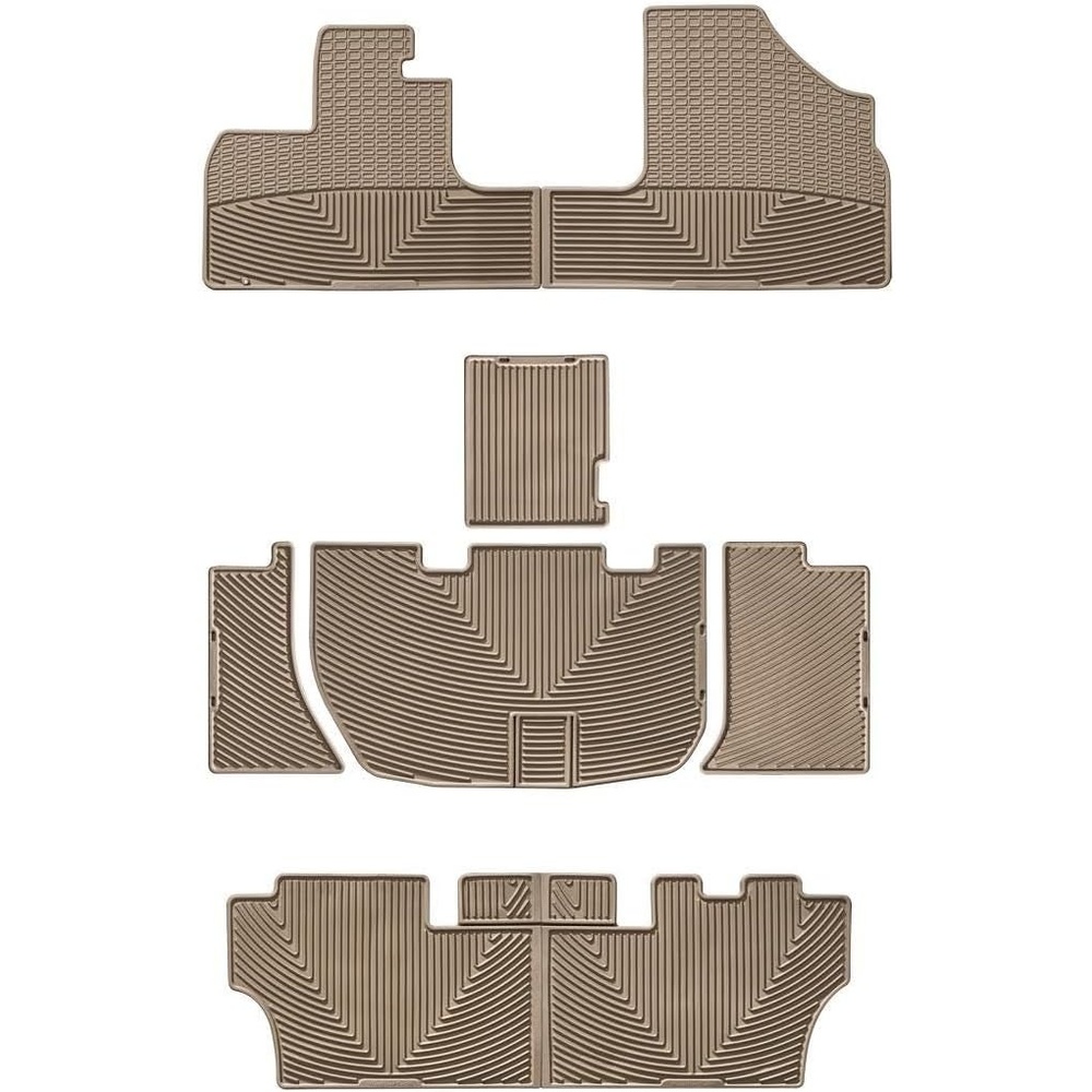 image:imageWeatherTech AllWeather Floor Mats for Honda Odyssey Full Set W48GRW159GRW160 GreyTan