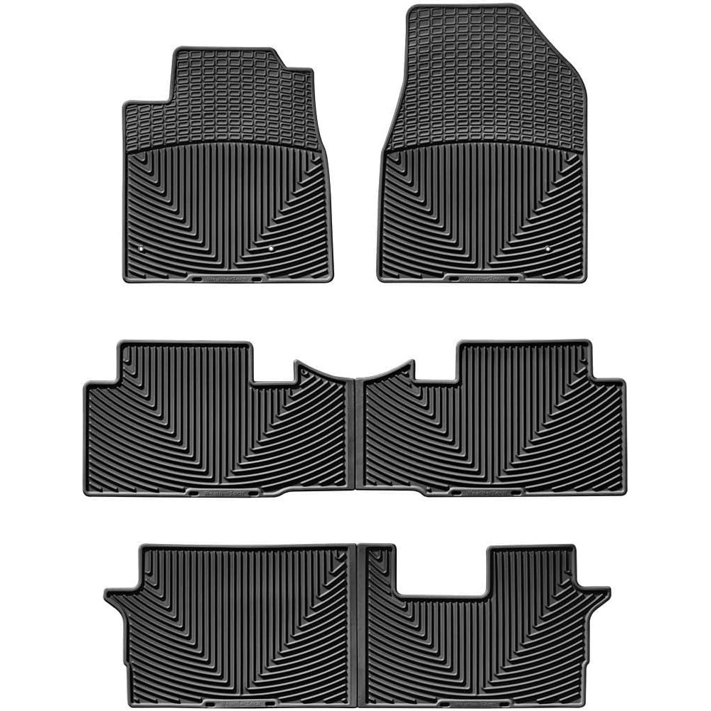 image:imageWeatherTech AllWeather Floor Mats for Honda Pilot Full Set WTHB148152153 BlackBlack