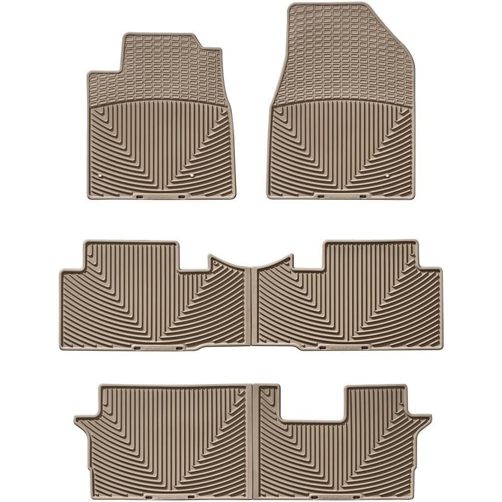 image:imageWeatherTech AllWeather Floor Mats for Honda Pilot Full Set WTHB148152153 BlackTan