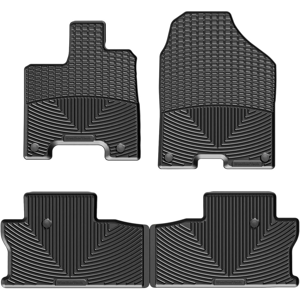 image:imageWeatherTech AllWeather Floor Mats for Honda Ridgeline 1st amp 2nd Row W415W416 BlackBlack