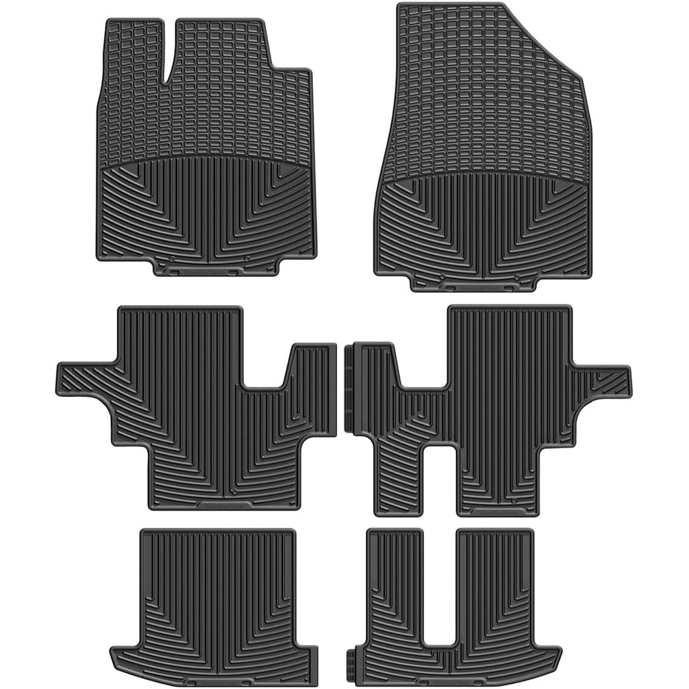 image:imageWeatherTech AllWeather Floor Mats for Infiniti QX60 Pathfinder JX  Full Set W298W302W304 BlackBlack