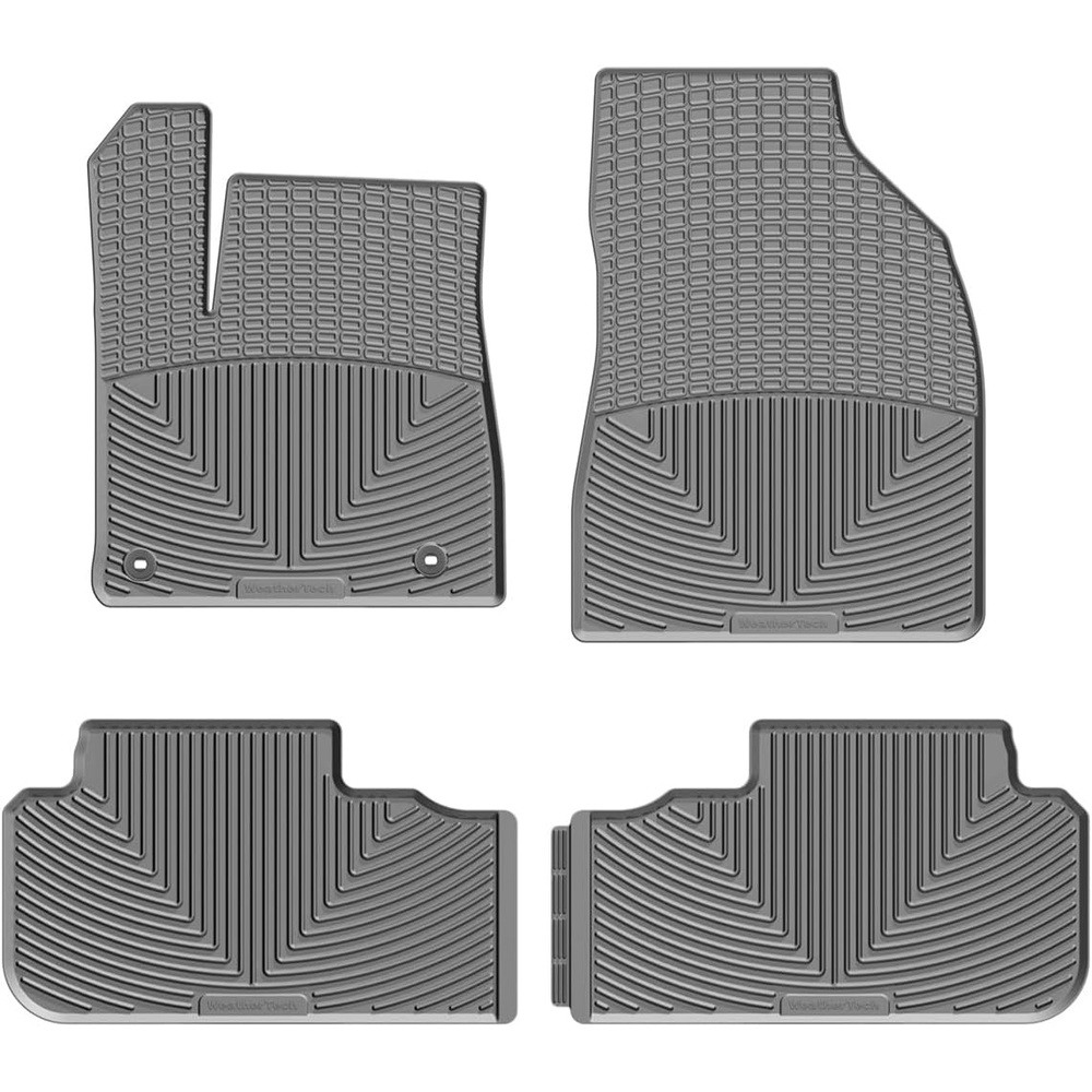 image:imageWeatherTech AllWeather Floor Mats for Toyota Highlander 1st amp 2nd Row W333W334 BlackGrey