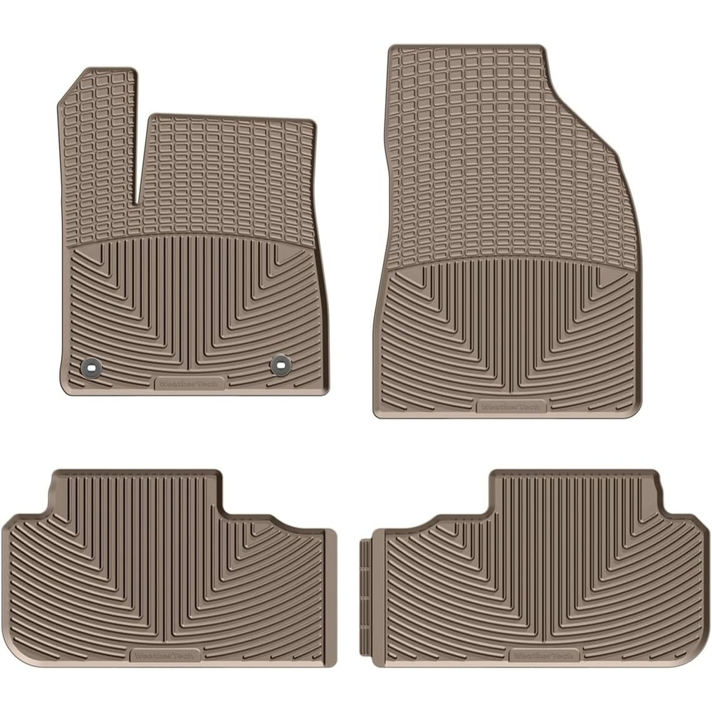 image:imageWeatherTech AllWeather Floor Mats for Toyota Highlander 1st amp 2nd Row W333W334 BlackTan