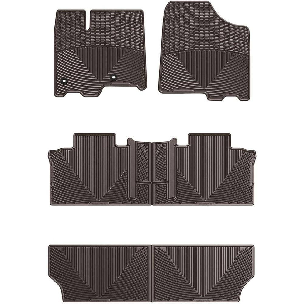 image:imageWeatherTech AllWeather Floor Mats for Toyota Sienna Full Set WTCG292244245 GreyCocoa