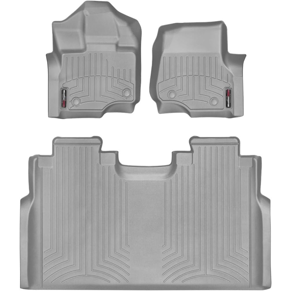 image:imageWeatherTech Custom Fit FloorLiners for Ford F150 F150 F1501st amp 2nd Row 4469714 BlackGrey