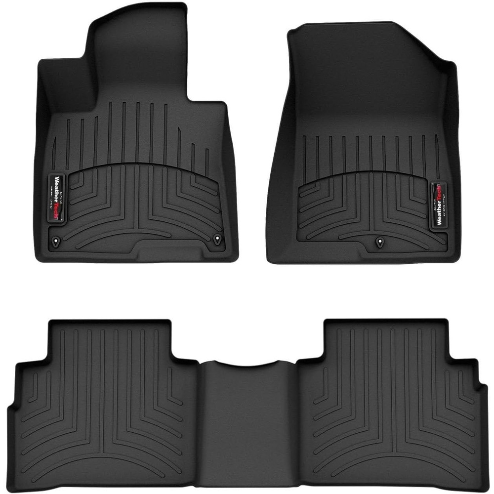 image:imageWeatherTech Custom Fit FloorLiners for Kia Sportage 1st amp 2nd Row 44173212 BlackBlack