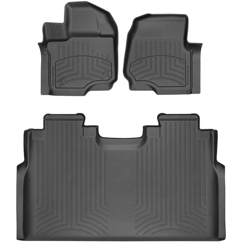 image:imageWeatherTech FloorLiner HP Custom Fit Floor Mats for Ford F150 Lightning F1501st amp 2nd Row 4469712IM BlackBlack