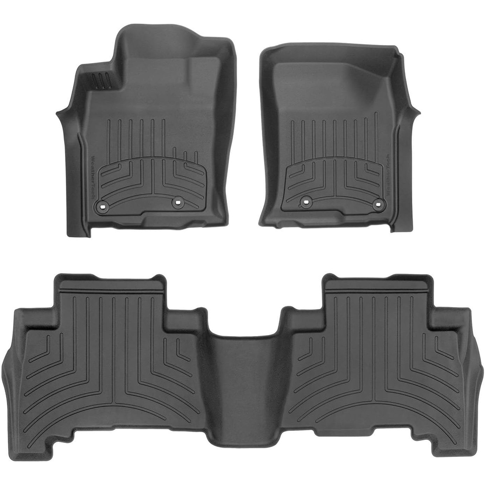 image:imageWeatherTech FloorLiner HP Custom Fit Floor Mats for Lexus GX 4Runner 1st amp 2nd Row 444931IM442862IM BlackBlack